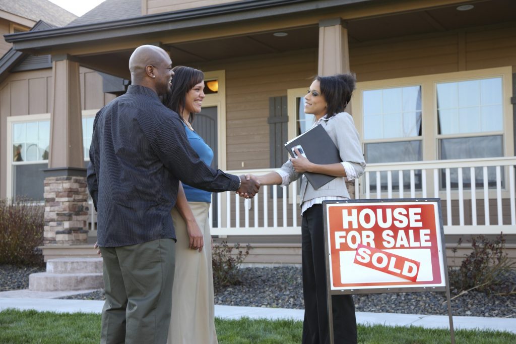 Happy Couple Buying Move In Ready Home